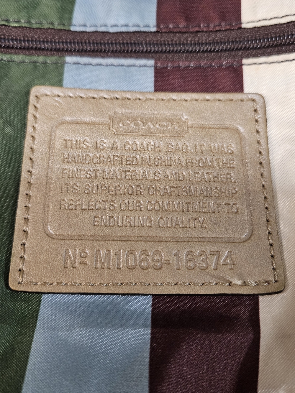 Coach Legacy POPPY HTF 2010 Tan Set - Picture 13 of 16